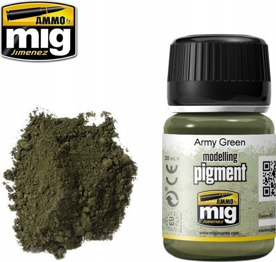 Picture of Vallejo Ammo: Modelling Pigment - Army Green (35 ml)