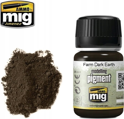 Attēls no Vallejo Ammo: Modelling Pigment - Farm Dark Earth (35 ml)