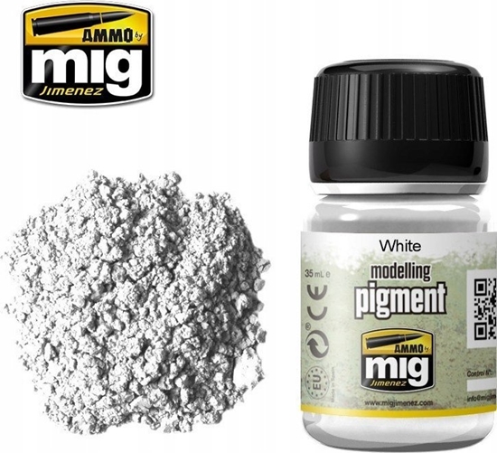 Изображение Vallejo Ammo: Modelling Pigment - White (35 ml)