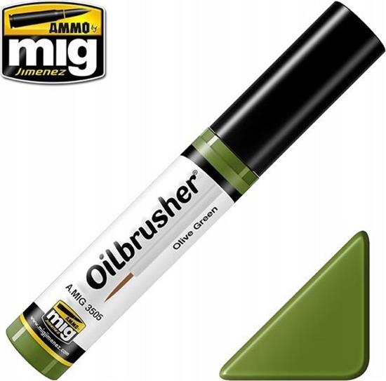 Picture of Vallejo Ammo: Oilbrusher - Olive Green (10 ml)