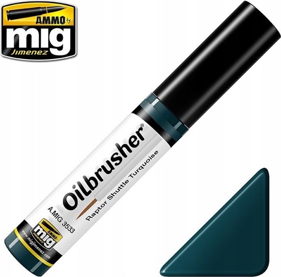 Picture of Vallejo Ammo: Oilbrusher - Raptor Shuttle Turquoise (10 ml)