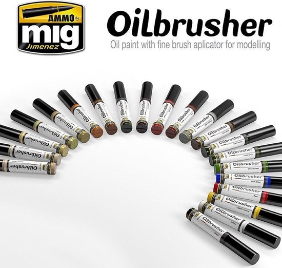 Picture of Vallejo Ammo: Oilbrushers Display N1 (80)