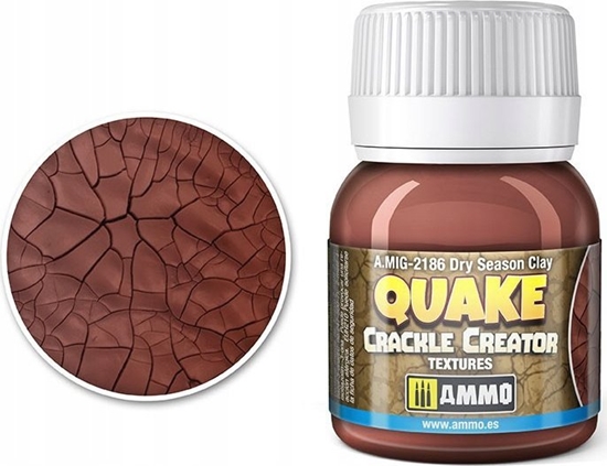 Picture of Vallejo Ammo: Quake Crackle Creator Textures - Dry Season Clay (40 ml)