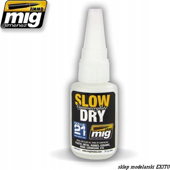 Picture of Vallejo Ammo: Slow Dry Cyanoacrylate (21 g)