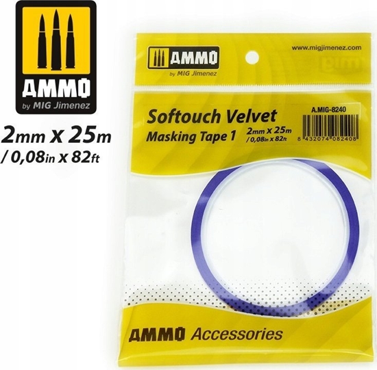 Picture of Vallejo Ammo: Softouch Velvet Masking Tape 1 (2 mm x 25 m)