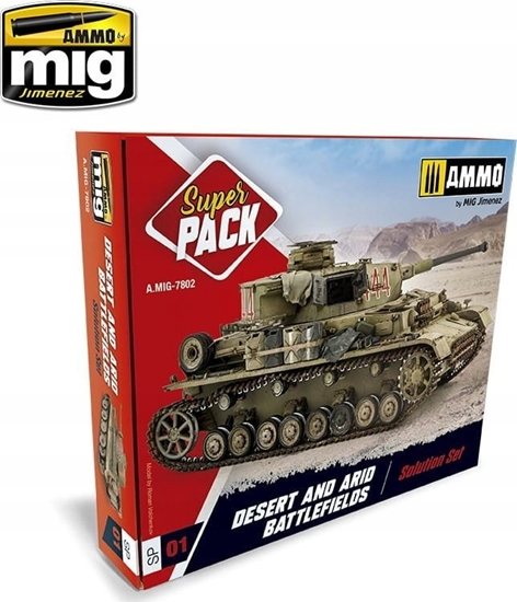 Picture of Vallejo Ammo: Super Pack - Desert and Arid Battlefields Solution Set