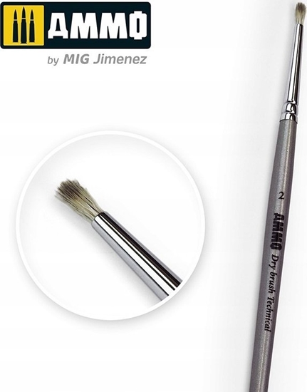 Picture of Vallejo Ammo: Technical Brush - Drybrush 2