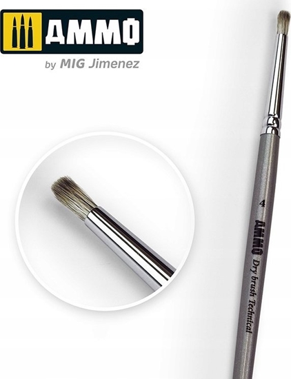 Picture of Vallejo Ammo: Technical Brush - Drybrush 4