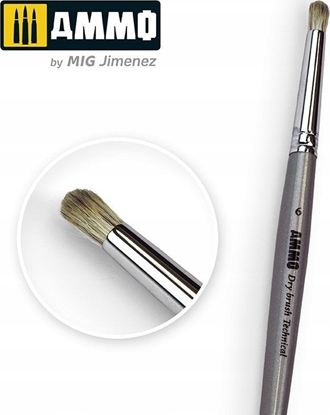 Attēls no Vallejo Ammo: Technical Brush - Drybrush 6