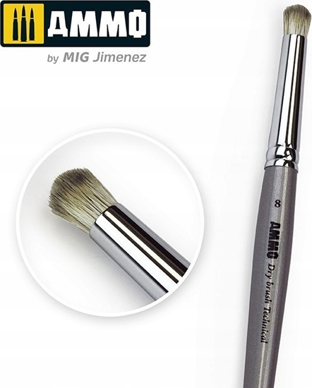 Picture of Vallejo Ammo: Technical Brush - Drybrush 8