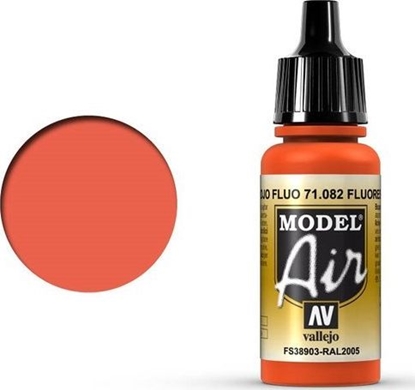 Attēls no Vallejo Fluorescent Red 71.082 uniwersalny