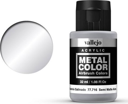 Attēls no Vallejo Metal Color Metal Color Metal Color 77716 Semi Matt Aluminum Vallejo uniwersalny