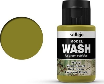 Attēls no Vallejo Model Wash Dark Green 76512 uniwersalny