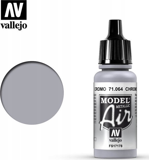 Picture of Vallejo Vallejo 71.064, 17 ml, Silver, Metallic, Bottle