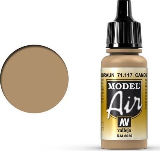 Picture of Vallejo Vallejo Model Air Camouflage Brown 71.117 uniwersalny