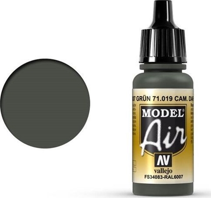 Изображение Vallejo Vallejo Model Air Camouflage Dark Green 71.019 uniwersalny