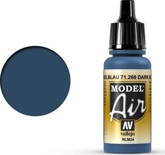 Picture of Vallejo Vallejo Model Air Dark Blue RLM24 71.266 uniwersalny