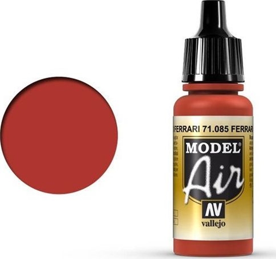 Picture of Vallejo Vallejo Model Air Ferrari Red 71.085 uniwersalny