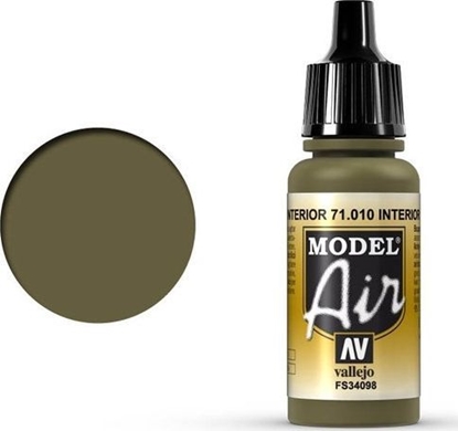 Attēls no Vallejo Vallejo Model Air Interior Green 71.010 uniwersalny