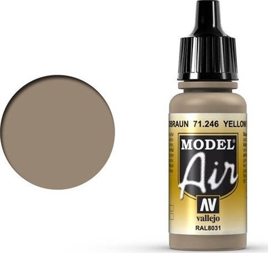Изображение Vallejo Vallejo Model Air Yellow Brown 71.246 uniwersalny