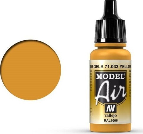 Picture of Vallejo Vallejo Model Air Yellow Ochre 71.033 uniwersalny