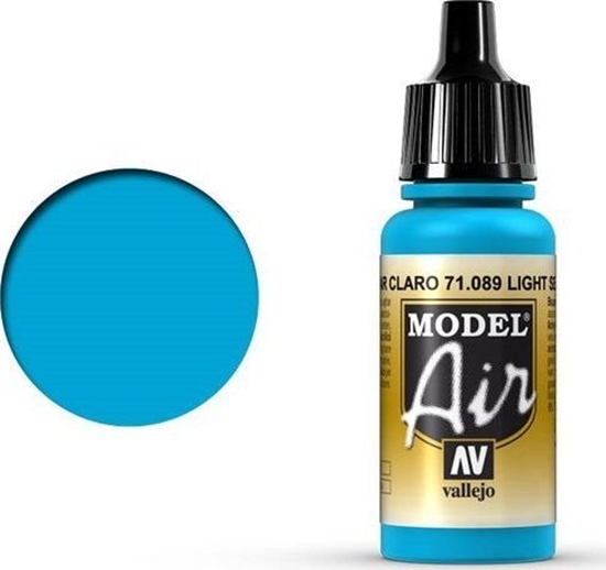 Изображение Vallejo Vallejo Model Air Light Sea Blue 71.089 uniwersalny