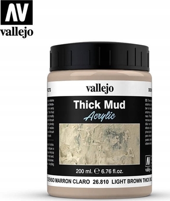Attēls no Vallejo Vallejo: 26.810 - Diorama FX - Thick Mud - Light Brown Mud (200 ml)
