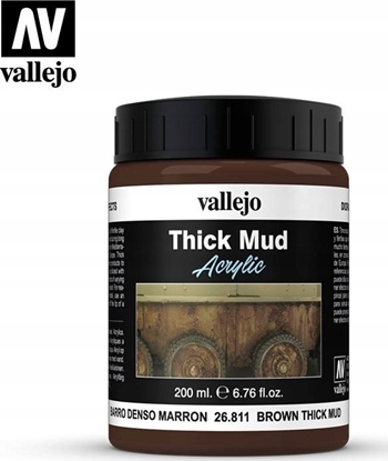 Attēls no Vallejo Vallejo: 26.811 - Diorama FX - Thick Mud - Brown Mud (200 ml)
