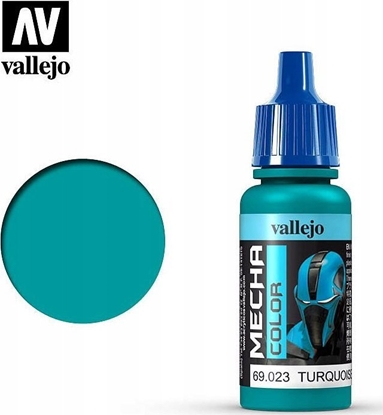 Изображение Vallejo Vallejo: 69.023 - Mecha Color - Turquoise (17 ml)