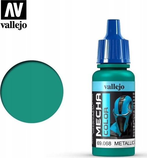 Picture of Vallejo Vallejo: 69.068 - Mecha Color - Metallic Green (17 ml)