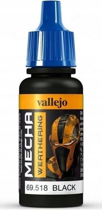 Изображение Vallejo Vallejo: 69.518 - Mecha Weathering - Black Wash (17 ml)