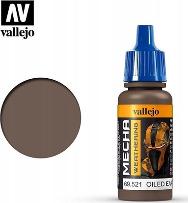 Attēls no Vallejo Vallejo: 69.521 - Mecha Weathering - Oiled Earth Wash (17 ml)