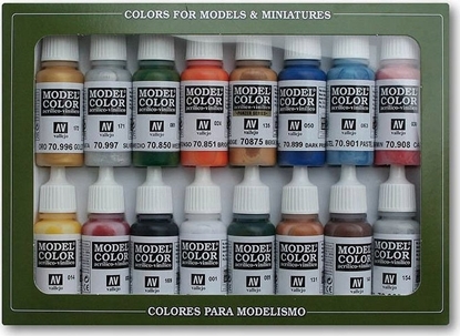 Attēls no Vallejo Vallejo: 70.101 - Model Color - Figure - Folkestone Basics (16 x 18 ml)