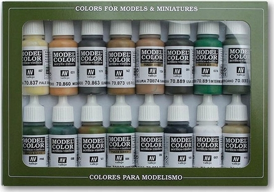 Picture of Vallejo Vallejo: 70.109 - Model Color Set - Allied Forces WWII (16 x 18 ml)