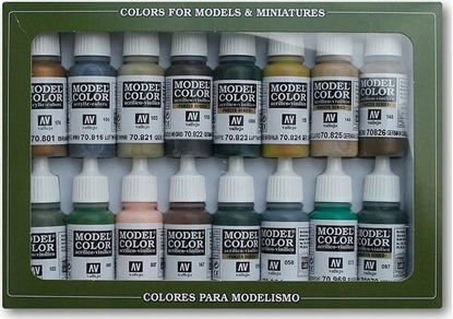 Attēls no Vallejo Vallejo: 70.114 - Model Color Set - German Camouflage WWII (16 x 18 ml)