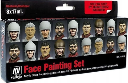 Attēls no Vallejo Vallejo: 70.119 - Model Color - Figure - Face Painting (8 x 18 ml)