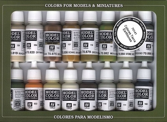 Picture of Vallejo Vallejo: 70.141 - Model Color - Effects - Earth Tones (16 x 18 ml)