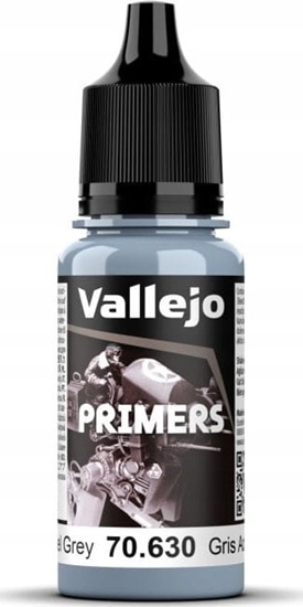 Picture of Vallejo Vallejo: 70.630 - Primers - Steel Grey (18 ml)