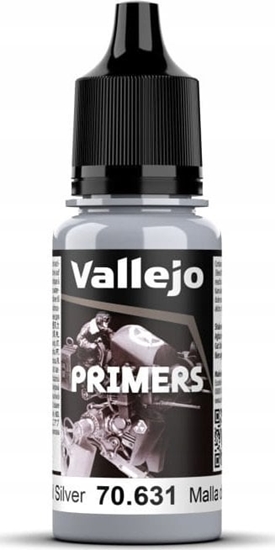 Picture of Vallejo Vallejo: 70.631 - Primers - Chainmail Silver (18 ml)