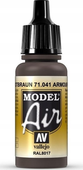 Picture of Vallejo Vallejo: 71.041 - Model Air - Armour Brown RAL8017 (17 ml)