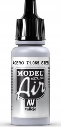Изображение Vallejo Vallejo: 71.065 - Model Air - Metallic - Steel (17 ml)