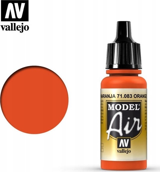 Picture of Vallejo Vallejo: 71.083 - Model Air - Orange (17 ml)