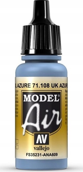 Picture of Vallejo Vallejo: 71.108 - Model Air - UK Azure Blue (17 ml)