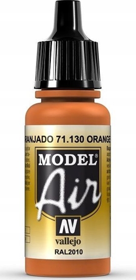 Picture of Vallejo Vallejo: 71.130 - Model Air - Orange Rust (17 ml)