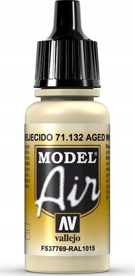 Picture of Vallejo Vallejo: 71.132 - Model Air - Aged White (17 ml)