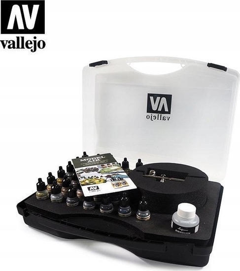 Picture of Vallejo Vallejo: 71.172 - Model Air - Basic Colors & Airbrush (29 x 17 ml)