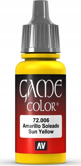 Picture of Vallejo Vallejo: 72.006 - Game Color - Sun Yellow (18 ml)