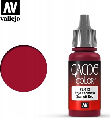 Attēls no Vallejo Vallejo: 72.012 - Game Color - Scarlet Red (18 ml)