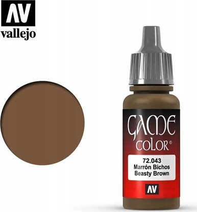 Attēls no Vallejo Vallejo: 72.043 - Game Color - Beasty Brown (18 ml)