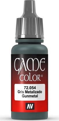 Attēls no Vallejo Vallejo: 72.054 - Game Color - Metallic - Dark Gunmetal (18 ml)